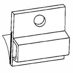 15mm Adhesive Labels with 1 Fixing Hole (500pcs)