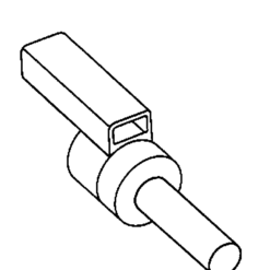 Illustration of Grafoplast spark pins with short pin