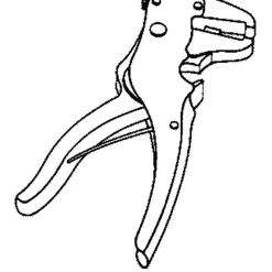 Illustration of Grafoplast spark wire stripper