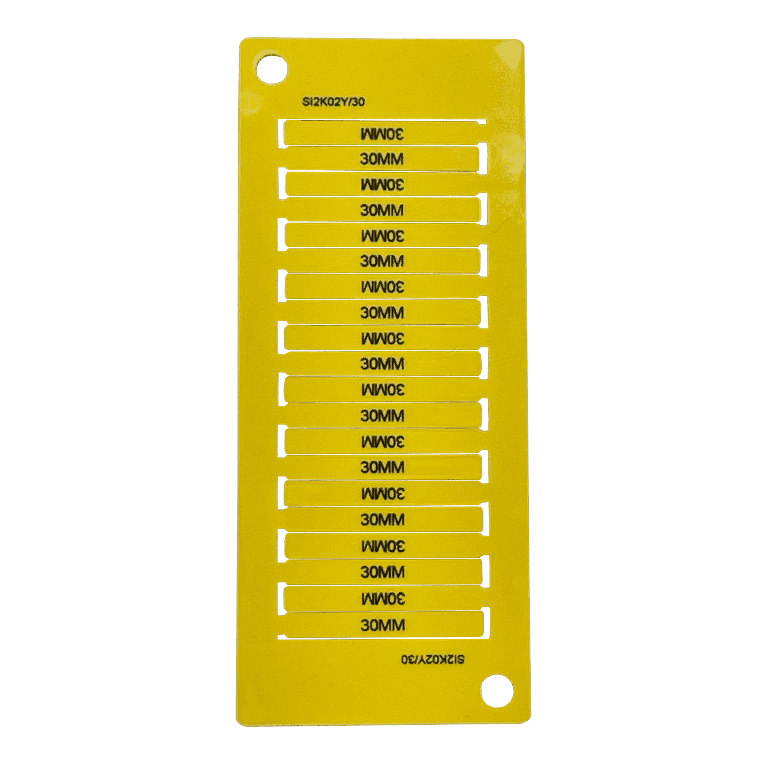 30mm x 4mm Yellow Wire Markers