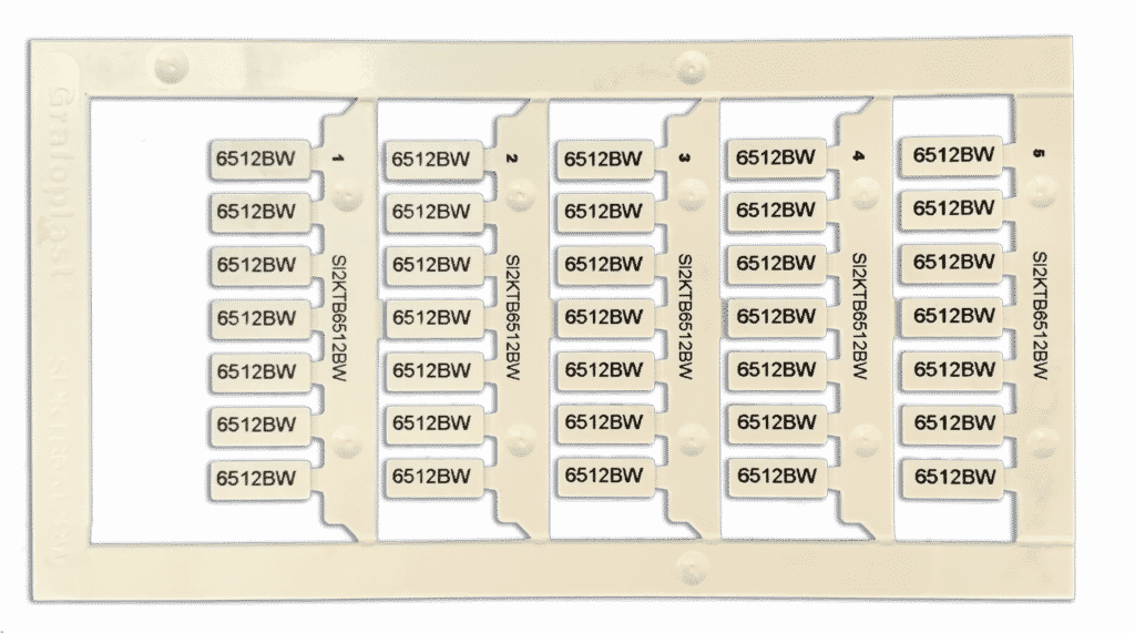 12mm x 5mm Terminal Tags For Cabur