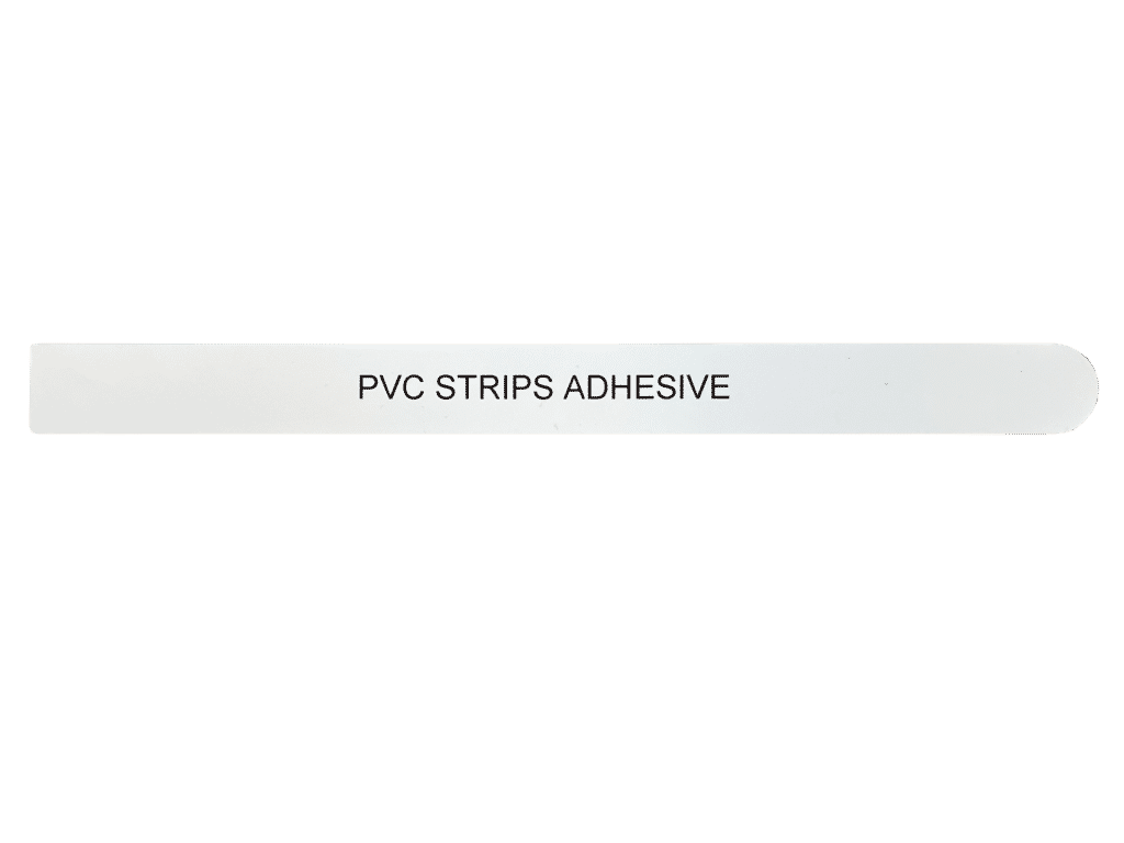 215mm x 15mm White Adhesive PVC Strips For Channel