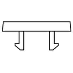 10mm x 5mm Automatic Terminal Block Marker For Wago 280, Phoenix Contact, ABB Entrelec