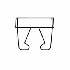 10mm x 5mm Terminal Block Markers For Legrand, Wieland and Telemecanique