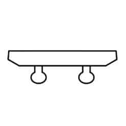 10mm x 5mm Terminal Block Markers For Siemens